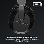 Turtle Beach Stealth 500 Wireless Amplified Gaming Headset for PS5, PS4, PC, & Mobile – 40-Hr Battery, Bluetooth, Memory Foam Cushions, Flip-to-Mute Mic, EQ Presets, Companion App – Black - Image 4