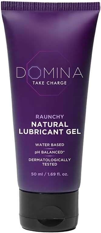 Raunchy Natural Lubricant Gel | 50 ml | pH Balanced| Water-Based | Glycerine Free | Non-Sticky | Lube For Men & Women | Compatible With Condoms And Silicone Toys