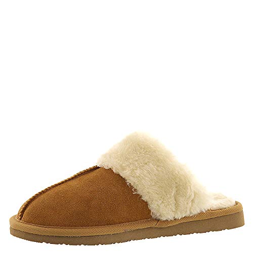 Minnetonka Womens Chesney Slipper, Cinnamon, Size 5 Wide4