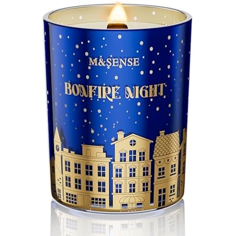 M&SENSE Bonfire Night Grapefruit & Amber Candle Cover