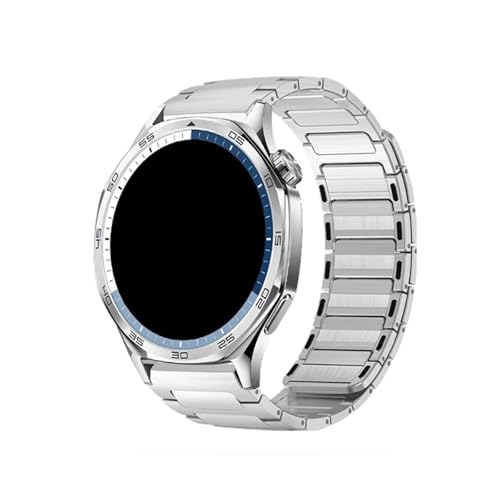[LOKLNEYK] 22mm�X�e�����X�|�x���g�ɓK������Huawei Watch 4 Pro GT5 Pro 46mm/Oneplus 2R/Amazfit T-rex3(Silver,For Huawei GT5 46mm)