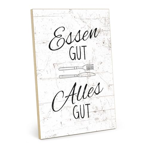 TypeStoff Holzschild mit Spruch