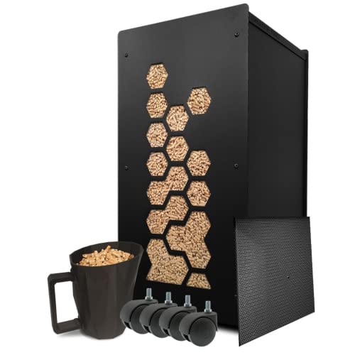 Boite à Granule - Granule Box - Rangement Pellet - Pelle à Granule - Pack Complet Granule Box - Fabriqué en France - (Octo)