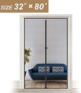 Magnetic Screen Door Fits Door Size 32 Inch, yotache High Density Mosquito Mesh