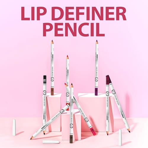 Image of Colors Queen Lip Definer Pencil | Highly Pigmented, One Swipe Smooth Application Matte Lip Liner | Long Lasting Lip Pencil (11 - Soul)