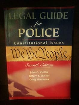 Paperback Legal Guide for Police: Constitutional Issues Book