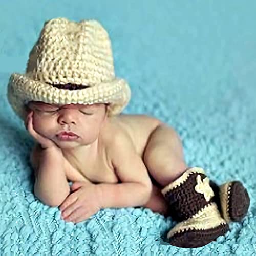 Image of Qyeaber Newborn Photography Props Baby Girl Handmade Crochet Knitted Costume