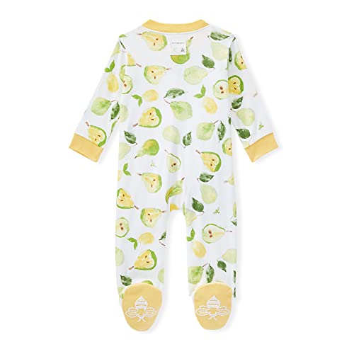Image of Burt's Bees Baby unisex-baby Sleep & Play, Organic One-piece Romper-jumpsuit Pj, Zip Front Footed Pajama