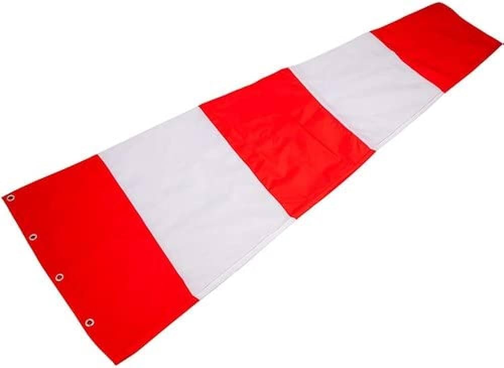 Redoak Waterproof WindSock Bag - 80 cm - Red and White-image-15