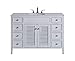 Elegant Decor VF10448AW Cape COD Vanity, Antique White