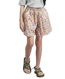 [ニッセン] 総柄ショートパンツ(女の子) ベージュ系 130