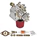 Carburetor 34 PICT-3 with Air Cleaner Assembly for VW Beetle Super Beetle 1971-1979 Dual Port 1600cc 12V Air Cooled Type 1 Engine Electric Choke Bug Thing Karmann OEM#113129031K,98-1289-B