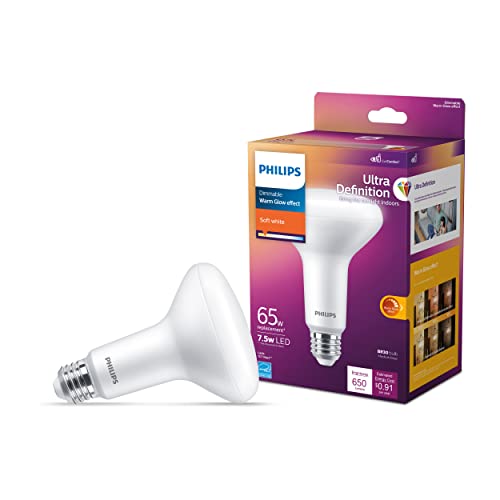 Image of Philips LED Flicker-Free Frosted Dimmable BR40 Light Bulb - EyeComfort Technology - 800 Lumen & Flicker-Free Frosted Dimmable BR30 Light Bulb - EyeComfort Technology - 650 Lumen