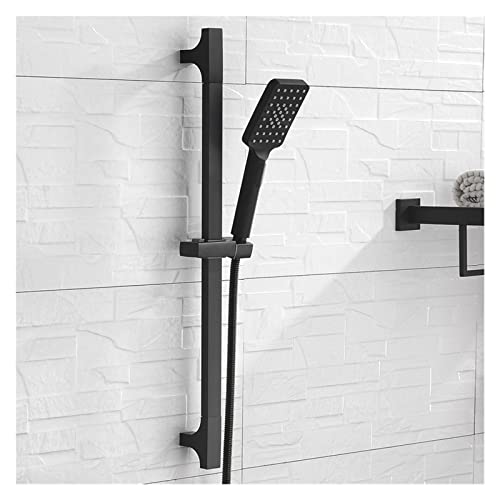Ensemble de Douche avec barre coulissante en acier inoxydable et douchette carrée
