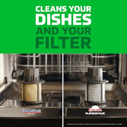 Cascade Platinum Plus Dishwasher Detergent Pods Dish Soap Lemon 57 Count - image 6