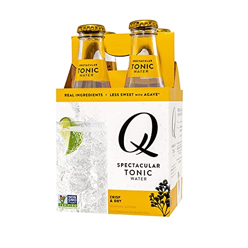image for Q Mixers Premium Tonic Water: Real Ingredients & Less Sweet , 6.7 Fl o