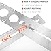 Ipetboom Adjustable Stainless Steel Tile Drilling Locator Borehole Opener Tool for Marble and Ceramic Tile Positioning with Flexible Universal Hole Punching Aid