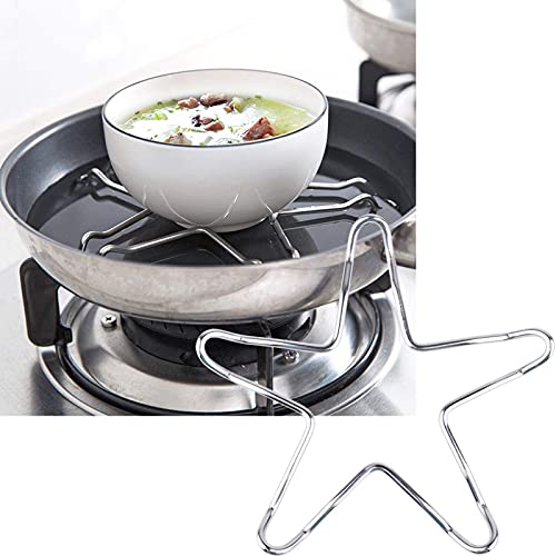 2 pezzi Wok Cremagliera Anello per Fornello a Gas