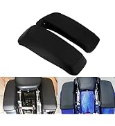 HCmotorku Motorcycle Hard Saddlebag Organizer Trays For Harley Touring Models 2014-2023 - Left & Right Set, Plastic Storage Inserts