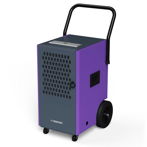Noaton Deshumidificador, DF 4150, secador de construcción con manguera de drenaje, potencia 50L/24H, dispositivo de secado industrial con temporizador 24H, deshumidificación automática, flujo de aire