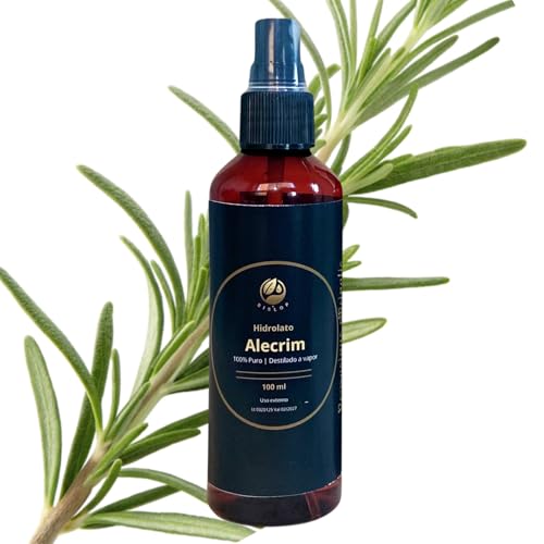Hidrolato de Romero 100% Puro y Natural – BIO – Agua Floral Estimulante y Purificante – Hecho en Portugal – Marca Bislop – 100 ml