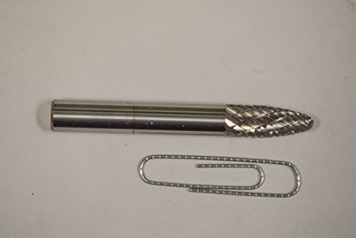 Punta fresadora Carbide SF-1 doble corte 1/4" x 5/8" miniatura 4