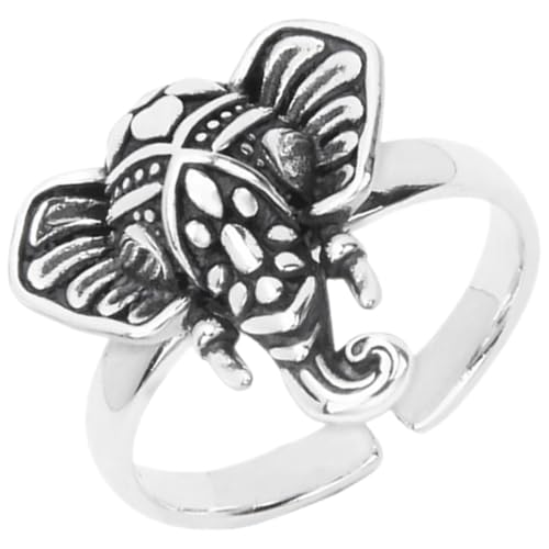 DEARMAMY anillo de elefante joyas de elefante pulsera de elefante encantos anillas rings anillos para chicas adolescentes joyería de anillo de niña adolescente anillos de animales aleación