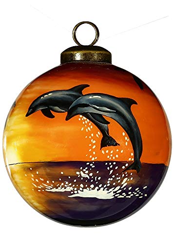 Inner Beauty Ornament Sunset Dolphin # 1822028