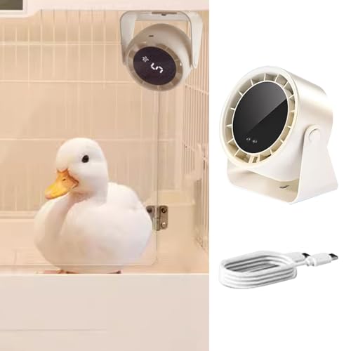 MANON ROSA Rechargeable Pet Crate Fan