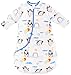Chilsuessy Baby Schlafsack Winter mit abnembar Langarm Wattiert Babyschlafsack Kleine Kinder Ganzjahres Schalfsack Schlafanzug für Jungen und Mädchen, Pinguin/3.5 Tog, 100cm/Baby Höhe 90-110cm