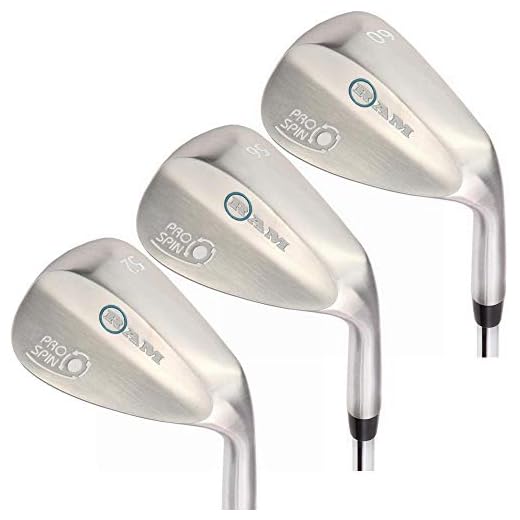RAM Golf Pro SPIN Juego DE 3 Wedges para Damas- Gap Wedge DE 52°, Sand Wedge DE 56°, LOB Wedge DE 60° - Mano Derecha para Damas, Varilla DE Grafito