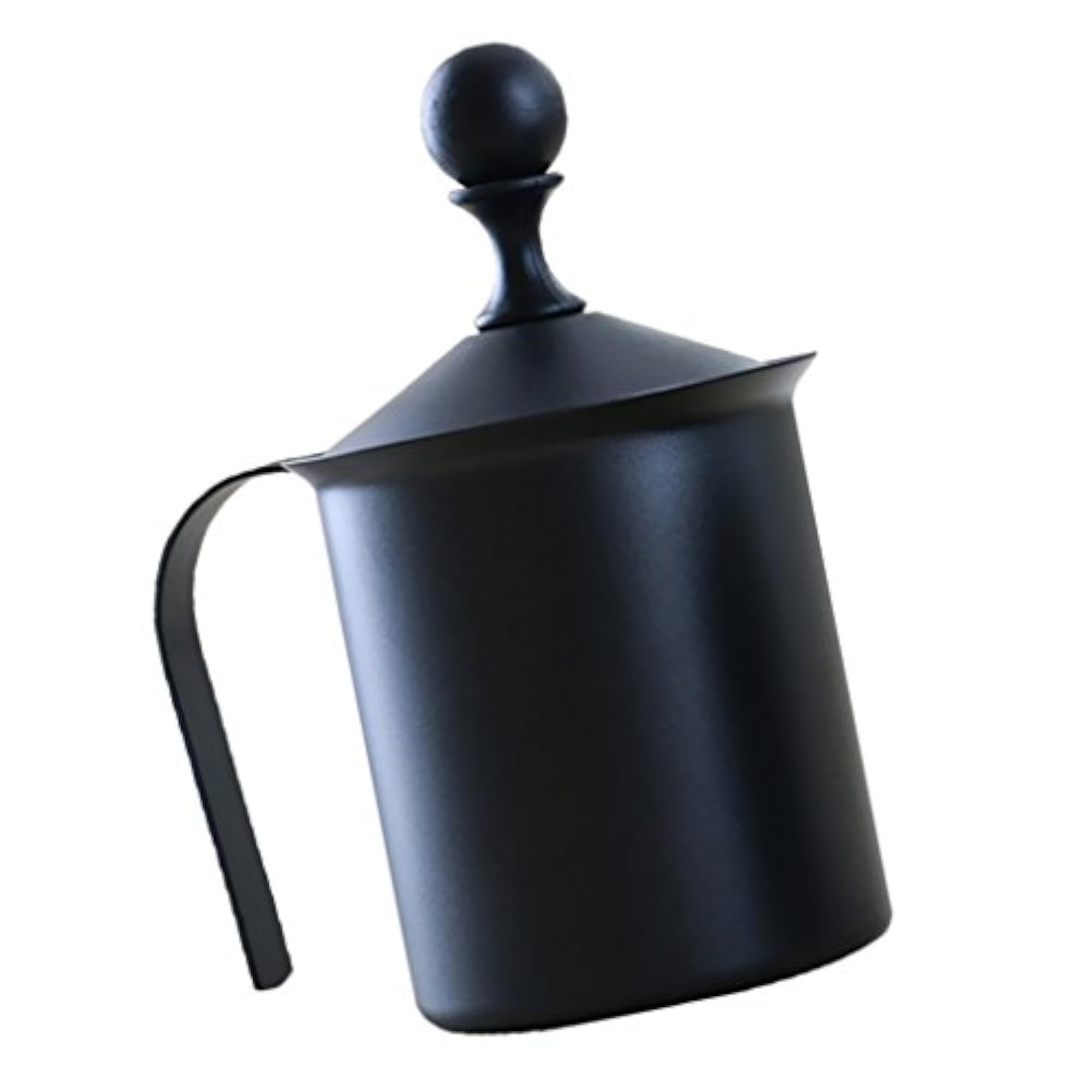 Cappuccino Milk Bubble Pot Fine Mesh Hand Pump Foamer 400cc