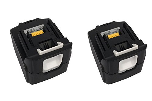 2 x BL1430 BL1415 14.4 V 3000 mAh herramientas batería para Makita BDF440RFE BTW250RFE BTD133RFE BTD130FRFE btd135rhe BTS130RFE BGA450RFE BL1415 [Clase de eficiencia energética A+++]