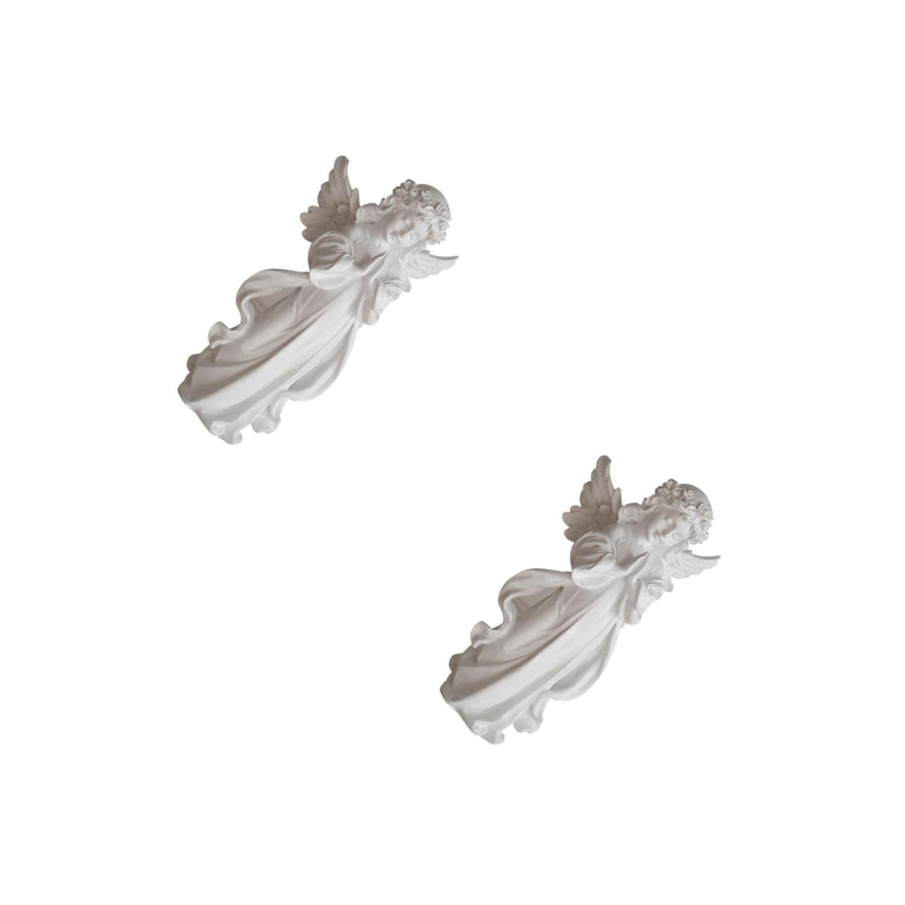 Figurine d'ange fait main PRETYZOOM ornement lumineux haut de gamme pour vitrine