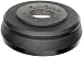 ACDelco 18B383 Professional Rear Brake Drum Assembly