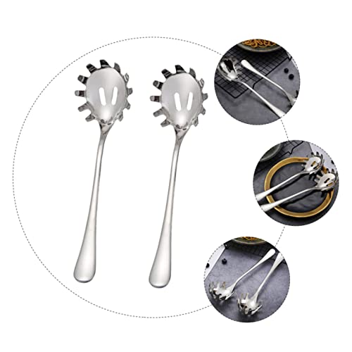 HEMOTON 10 Pçs Colher De Macarrão Panelas De Espaguete Macarrão Fettuccine Cozinhar Macarrão Garfo C