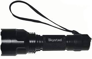 Skysted® Best C8 Single Mode True 10W L2 LED 1300LM Tactical Ultra Bright Portable Flashlight