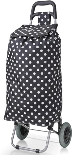 Hoppa 57Ltr Lightweight Shopping Trolley 2024 model, Hard Wearing & Foldaway Push/Pull Cart for Easy Storage With 1 Year Guarantee