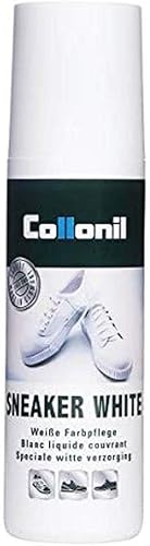 Collonil Zapatilla blanca blanquea todas las zapatillas deportivas y de tenis hechas de cuero liso, 3.4 fl oz, Blanco
