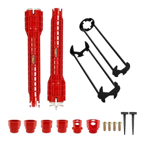 Générique Under Sink Tap Wrench | Kitchen Mixer Tap Removal Tool - Multipurpose Wrench Kit for Bathtub, Sink and Kitchen
