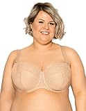 Gaia Damen Bügel BH Voll Cup Große Brüste Halbgepolstert 594M Sandy Maxi, Beige,75J