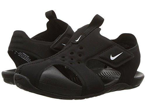 Nike Toddler Sunray Protect 2 (TD) Black White, 8 Toddler