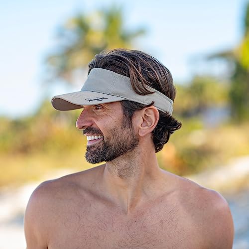 Panama Jack Casual Day Sun Visor Hat (Putty) #TOP7