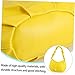 Imagen de SAFIGLE Bolso de Hombro Plisado Elegante Bolso con Cremallera para Damas Bolso de Mano Portátil Y Versátil Color Amarillo