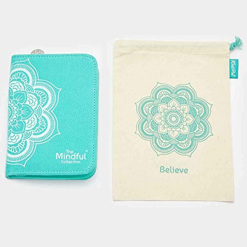 KnitPro The Mindful Collection Believe Interchangeable Needles Set 5" (13cm), Silver - Image 3