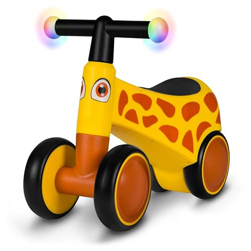 LIONELO Sammy Rider pour Enfants de 1 à 3 Ans, Porteur 4 Roues jusqu'à 25 kg, Poignées Antidérapantes avec Éclairage, Siège Ergonomique 3 Modèles, pour Garçons...