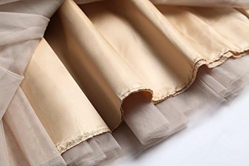 Miniatura 6 de Alunsito Falda de tul para mujer, falda plisada de malla, cintura alta, elástica, de malla en capas, fiesta de ballet, tutú vintage, falda midi