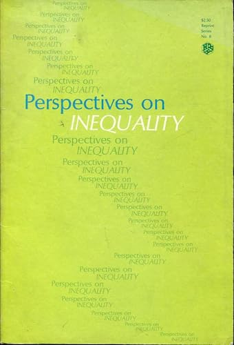 Perspectives on Inequality 0916690083 Book Cover