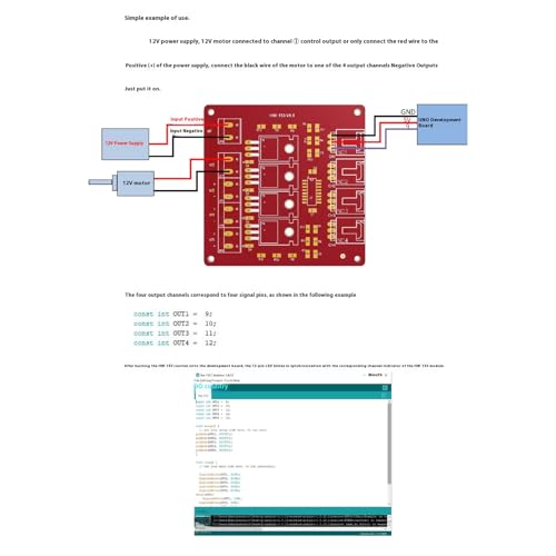 Module MOSFET IRF540 4 voies pour commande de moteur et variateur de puissance