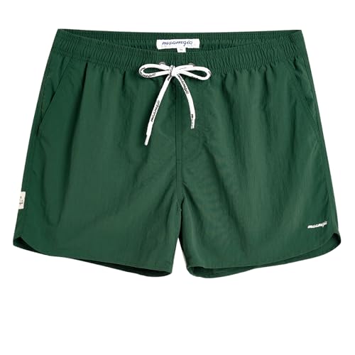 Image of maamgic Mens Swim Trunks 5 inch with Mesh Lining Quick Dry Bathing Suits for Men Swim Shorts Swimwear